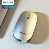 飞利浦(PHILIPS) SPK7305鼠标 无线鼠标 办公鼠标 静音鼠标 人体工程学 笔记本电脑鼠标 金属灰 电池版