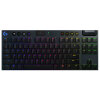 罗技（G）G913 TKL 87键机械键盘 无线蓝牙双模 电竞超薄游戏键盘 RGB背光矮轴 吃鸡键盘 G913 TKL T轴（茶轴） 无线