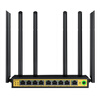 磊科(netcore) 企业级无线千兆路由器9口大功率wifi商铺企业办公8孔宽带有线多口宾馆酒店 黑色