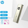 惠普（HP）128G USB3.1 U盘 X796w 香槟金 金属商务可伸缩高速读写电脑车载两用优盘