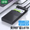 绿联 USB3.0移动硬盘盒 2.5/3.5英寸外置硬盘壳 适用SATA串口台式机笔记本电脑外接固态机械SSD硬盘盒