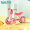 乐的（Luddy）儿童平衡车学步车可坐可滑行防侧翻减震降噪滑步车 小粉鸭 1-3岁