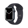 Apple Watch Series 7 智能手表GPS款45 毫米午夜色铝金属表壳午夜色运动型表带 MKN53CH/A
