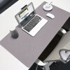 BUBM 鼠标垫中号办公室桌垫笔记本电脑垫键盘垫办公写字台桌垫游戏家用垫子防水支持大货定制 灰色中号单面
