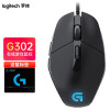 罗技（G）G302有线游戏鼠标 电竞鼠标 MOBA吃鸡鼠标 绝地求生 宏编程自定义 4000DPI G302