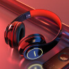 奇联 BH-3耳机头戴式无线蓝牙降噪双边立体声运动游戏电竞音乐耳麦可爱女男生新款小米华为电脑手机通用 黑红色|七彩渐变重低音环绕超长续航|
