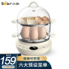 小熊（Bear）煮蛋器双层家用多功能预约定时不粘锅煎蛋器蒸蛋器自动断电ZDQ-B14V2