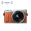 松下（Panasonic）GF10X 微单相机 数码相机 vlog相机 电动镜头微单套机（14-42mm）4K视频 美颜自拍 橙色