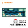 新贵（Newmen）GM1000 【不止青绿】三模热插拔机械键盘 办公/游戏键盘 RGB PBT键帽-凯华BOX红轴
