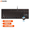 达尔优（dareu）DK100 机械键盘 有线键盘 游戏键盘 87键 无光 双色注塑 电脑键盘 黑色青轴
