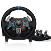 罗技（G） G29 力反馈游戏方向盘及踏板 双马达 PS4/PS5 900度模拟驾驶赛车方向盘模拟器 黑色