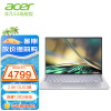 宏碁（acer） 非凡S3高能版笔记本电脑12代标压酷睿EVO高性能2.8K OLED90HZ轻薄本 i5-12500H-16G-512G摩天灰 14英寸