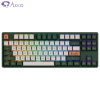 AKKO 5087S伦敦绿 有线机械键盘 电竞游戏键盘 RGB光 ASA高度 热升华PBT键帽 87键 TTC快银轴