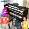 莫森(mosen)智能电钢琴MS-106P典雅黑 电子数码钢琴88键全重锤键盘 专业级+原装琴架+三踏板+双人琴凳大礼包