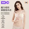 婧麒（JOYNCLEON）哺乳文胸女防下垂聚拢提拉调整型怀孕期专用产后喂奶孕妇内衣 粉色 75C