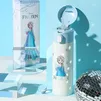 杯具熊（BEDDYBEAR）成人女保温杯大容量316不锈钢学生水杯车载商务户外水杯送礼物 玩潮手绘艾莎公主【吸管杯】480ml