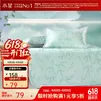 百丽丝水星集团旗下凉席冰丝席 A类可水洗冰丝席学生宿舍夏凉席子 竹韵可水洗抗菌防螨提花冰丝席-X02(抗菌/防螨) 90cm×195cm (两件套)