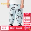 巴拉巴拉儿童裤子男童女童夏季防蚊裤小童宝宝睡裤天丝人棉可外出 蓝白色调00381 209225171205 140