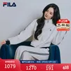FILA MUSE 杨幂同款斐乐官方女士针织长袖外套2026夏新款休闲百搭上衣 云白-WT L 170/88A/L
