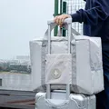 班哲尼旅行包男女士大容量可套拉杆行李箱收纳待产包出差健身手提斜跨袋 图片 9