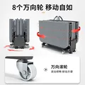 午憩宝 折叠床午休床办公室出租屋简易床便携躺椅硬板家用医院陪护四折   多数人买【宽60CM】棉麻四折床 图片 5