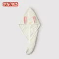 京东京造10A抗菌干发帽加厚浴帽擦头吸水速干包头巾干发毛巾擦脸巾 浅棕色 图片 9