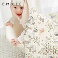 嫚熙（EMXEE）婴儿纱布浴巾纯棉宝宝新生儿童大尺寸浴巾 梦幻乐园 110×110cm 图片 2
