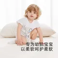 英氏（YEEHOO）【2件装】纯棉四色哈衣薄款爬服包屁衣连体衣新生儿夏季新款 彩象裆蛤【2件装】 90cm (1-2岁-参考身高78-90cm) 图片 3