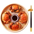 【活蟹】湖鲜阳澄 大闸蟹 去绳足重 1.9-2.2两公母对蟹5对10只 鲜活中秋螃蟹送礼礼盒装 图片 7