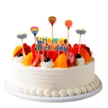 演绎 生日蜡烛生日派对蛋糕装饰场景布置儿童卡通创意彩色插牌套装 图片 5