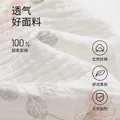 ROVO纯棉孕妇月子服睡衣产后哺乳100%纯棉开衫套装喂奶专用居家服 天使兔【带胸垫】 M（适合于95-120斤） 图片 5
