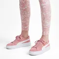 彪马（PUMA）厚底鞋绿色增高松糕鞋女款新款夏季休闲鞋PLATFORM366488 新婚粉-白 10 35.5 图片 3