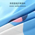 9i9儿童浴袍夏宝宝浴巾连帽斗篷游泳浴室沙滩防走光吸水粉色120*60cm 图片 7
