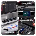 漫步者花再Halo PixelBar深渊字幕歌词音响电脑桌面游戏音箱 蓝牙长条有线音箱RGB灯效 破界黑 图片 4