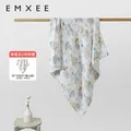 嫚熙（EMXEE）婴儿纱布浴巾纯棉宝宝新生儿童大尺寸浴巾 梦幻乐园 110×110cm 图片 1
