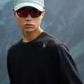 SPYDER蜘蛛秋冬男子双面针织布舒适亲肤长袖休闲圆领T恤25EF401M 黑色 L 图片 5