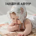 欧孕（OUYUN）婴儿苎麻凉席宝宝专用a类夏季儿童凉垫婴儿床幼儿园午睡 垂钓小熊【四股苎麻 单凉席】 100cm×56cm 图片 5