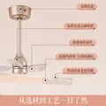 欧普照明（OPPLE）客厅灯主灯大灯吊灯轻奢梦幻法式95高显色客厅餐厅卧室月光女神TC 月光女神风扇灯-餐厅灯智控90瓦 图片 3