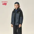NEW BALANCE童装男女儿童2025新防泼水摇粒绒外套两件套ND7AF4Z013 黑色 150 图片 3