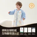 贝肽斯【肽柔】婴儿睡袋春秋恒温宝宝分腿儿童防踢被四季通用保暖 天竹×恒温【春秋双层 室温20-26℃】茶话游园 S【60-85cm】6-18个月 图片 4
