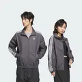 adidas情侣款复古风梭织立领夹克外套男女秋季阿迪达斯官方三叶草 图片 5