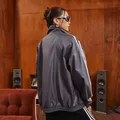 adidas情侣款复古风梭织立领夹克外套男女秋季阿迪达斯官方三叶草 图片 2