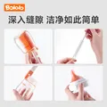 波咯咯（bololo）婴儿便携式奶瓶清洗刷 婴儿外出专用吸管刷 旅行待产包套装 【8合1】硅胶奶瓶刷套装 图片 3