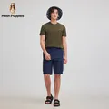 暇步士（Hush Puppies）【柔软舒适】男装夏季纯色简约百搭弹力圆领短袖T恤 图片 2