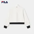 FILA MUSE 杨幂同款斐乐官方女士针织长袖外套2026夏新款休闲百搭上衣 云白-WT L 170/88A/L 图片 4
