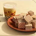 丹夫抹茶巧克力威化饼干35g/袋休闲健康早餐零食下午茶能量糕点 图片 3