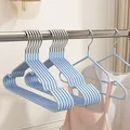 【新人专享限时特惠】晾衣衣服挂架无痕防肩角防滑塑料学生宿舍 金属衣架3个 图片 5
