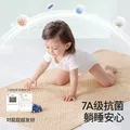 贝肽斯婴儿隔尿垫可水洗儿童纯棉老年人大尺寸防水成人尿垫幼儿园床垫 植物派对（天然彩棉-7A级抗菌除螨） 180x200cm（热卖款） 图片 7