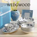 Wedgwood[送礼佳选]野草莓墨蓝餐盘骨瓷家用多功能碗家用碗盘礼盒 野草莓墨蓝13.9cm小菜碟 图片 3
