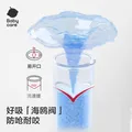 babycare猫头鹰儿童保温杯宝宝婴幼儿园学饮1到3岁不锈钢吸管水杯外出水壶 【挂绳款】光电青450ml（赠背带+吸嘴） 图片 4
